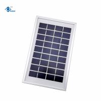 China Solar Panel Battery Charger 3W Mini Laminated Solar Power Panel ZW-3W-9V-2 Aluminum Frame 9V factory