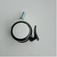 China Total Lock Brake Hospital Caster Wheels for Medical Equipment Stem Diameter 1/4 Inch factory