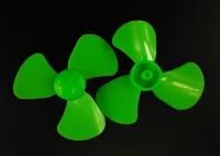 China Green 3 Vanes Plastic Propeller Injection Molding 60mm Environmental Standard factory