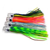 China CHOCT1 11'' 28cm 135g resin head skirts trolling lures, saltwater marlin wahoo lures for sale