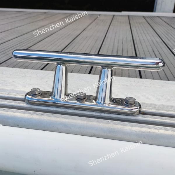 Quality Hardware Stainless Steel Mooring Cleats For Dock Mooring Boat 316 Stainless Steel Folding Boat Cleat Deck Mooring Cleats for sale