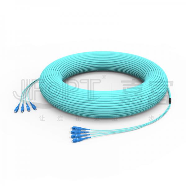 Quality OD 7.0-9.0mm Breakout Fiber Cable Base Station Cable 2.0mm Sub Cable With SC/UPC for sale