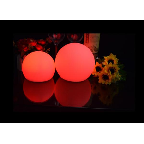 Quality Plastic Material Mood LED Ball Lights Diameter 10 Cm With Remote Control for sale