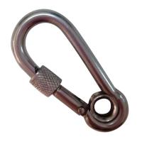 China Marine Hardware Fittings Painting Stainless Steel Snap Hooks With Eyelet Screw factory