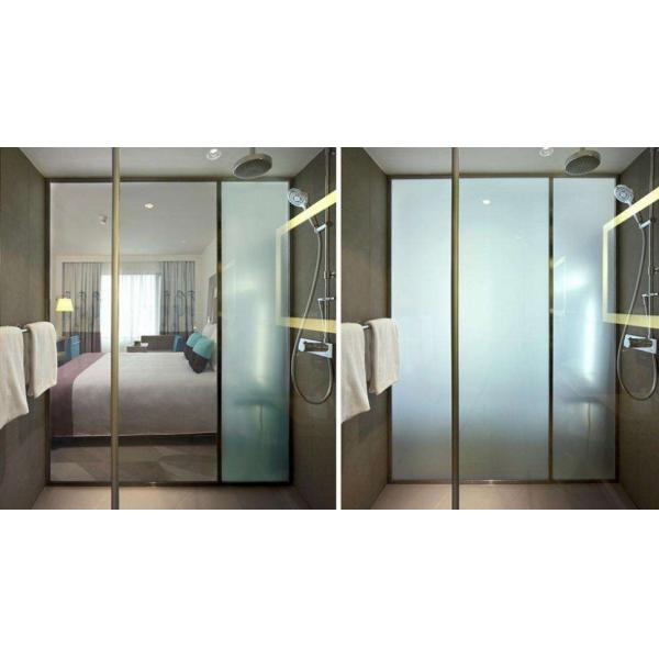 Quality Transparent Glass Window Privacy Film , Energy Saving Switchable Privacy Glass for sale