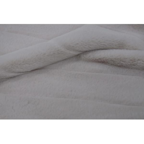Quality Faux Rabbit Fur Fabric 100% Polyester 150cm CW Or Adjustable for sale