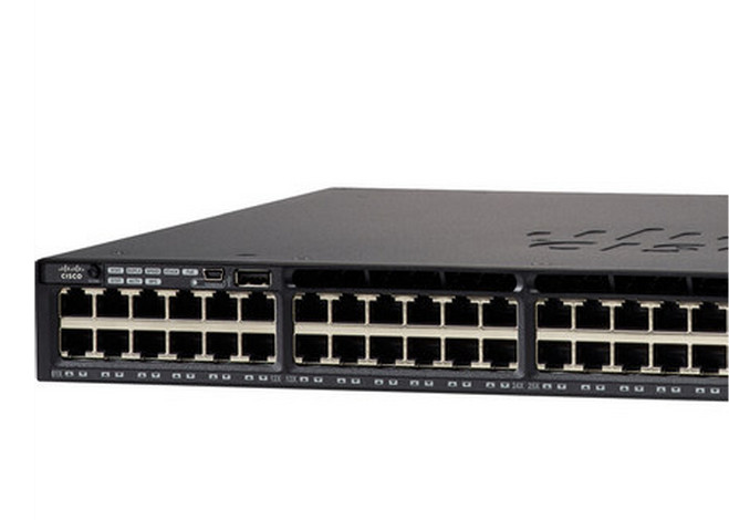 China 48 Port 10/100/1000 Mbps Gigabit Poe Switch , Lan Network Switch WS-C3650-48FQ-E factory