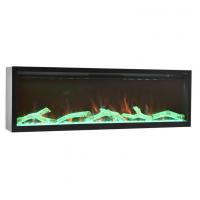 China 720mm Built-in Electric Fireplace Digital Smart Flame Technology PTC Heater factory