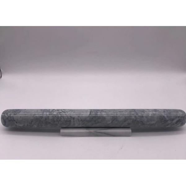 Quality Marble Dia 6x46cm 1.8kg Stone Rolling Pin For Baking Pastry for sale