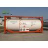 China 21000 L Carbon Steel Tanker Trailer PE Lining Portable Tanker Container factory