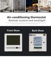 China 200 Watt Power HVAC Digital Room Thermostat For Temperature Controls factory