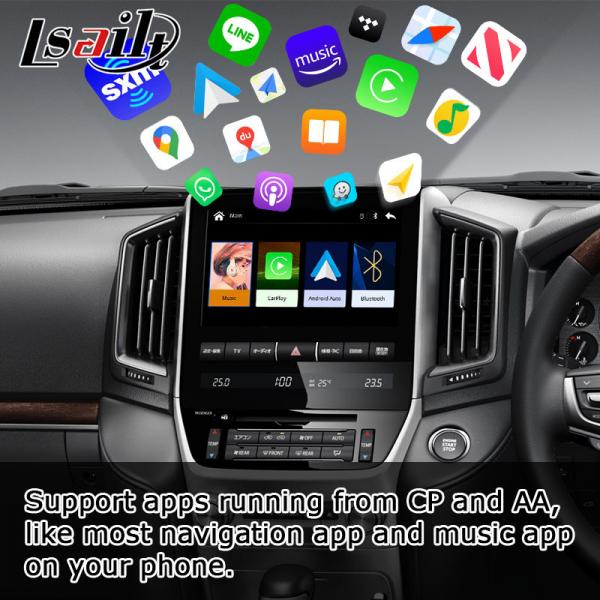 Quality Toyota Land Cruiser LC200 OEM style wireless carplay android auto multimedia for sale