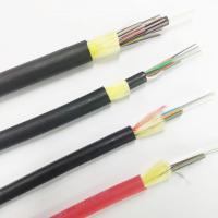 China Strong Tensile Outdoor Overhead Aerial 4 12 18 24 36 48 60 72 96 144 Core Network Adss Fiber Optic Cable factory