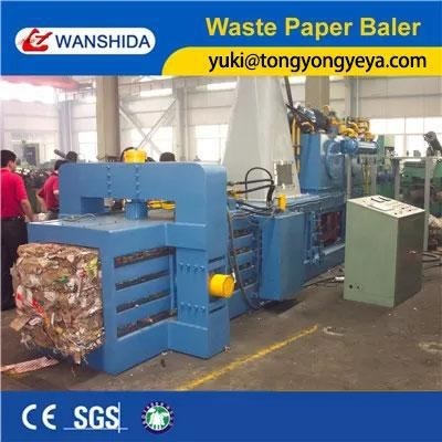 Quality 8.5 Ton Horizontal Baler Machine 1 Set Waste Cardboard Balers For OCC for sale