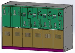 Quality SF6 Compact Metal Enclosed Switchgear Fully Insulated Three Phase AC Rated for sale