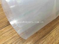 China Transparent Sticky Silicone Rubber Sheet Rolls Medical Grade Customized factory