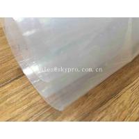 China Transparent Sticky Silicone Rubber Sheet Rolls Medical Grade Customized factory