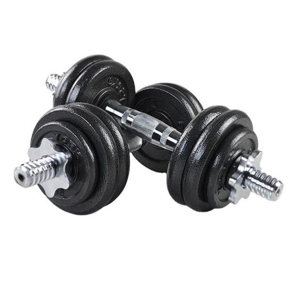Quality OEM Weightlifting Dumbbell Barbell Sets Gym Cast Iron Dumbbell Set 20kg for sale