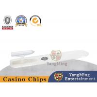 China Milk White Acrylic Gift Box Casino Poker Table Game Solitaire Gift Board Custom Logo for sale