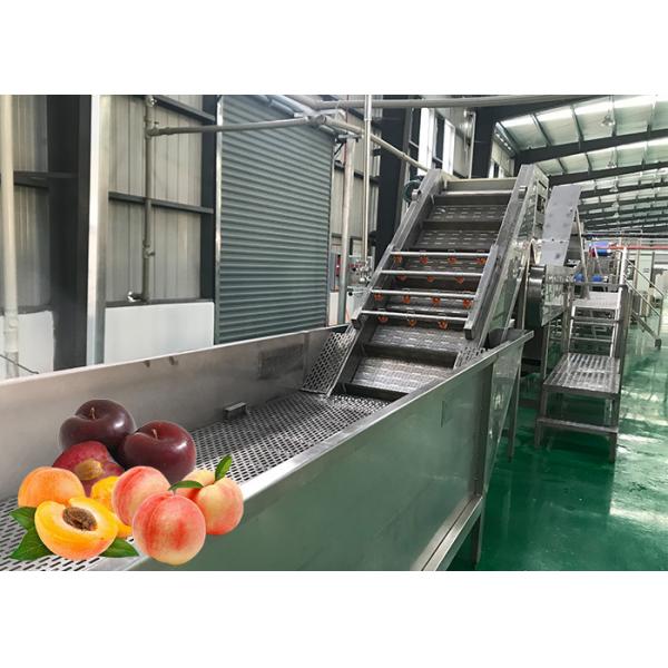 Quality Water Saving Fruit Processing Line Apricot Juice Concentration Safety Control for sale