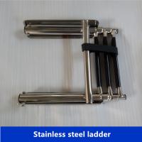 China Marine/boat/yacht ladder with the slide swim platform ladder/stainless steel ladders for marine factory