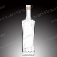 Quality Label Printing ODM SGS Fancy Glass Bottles For Liquor for sale