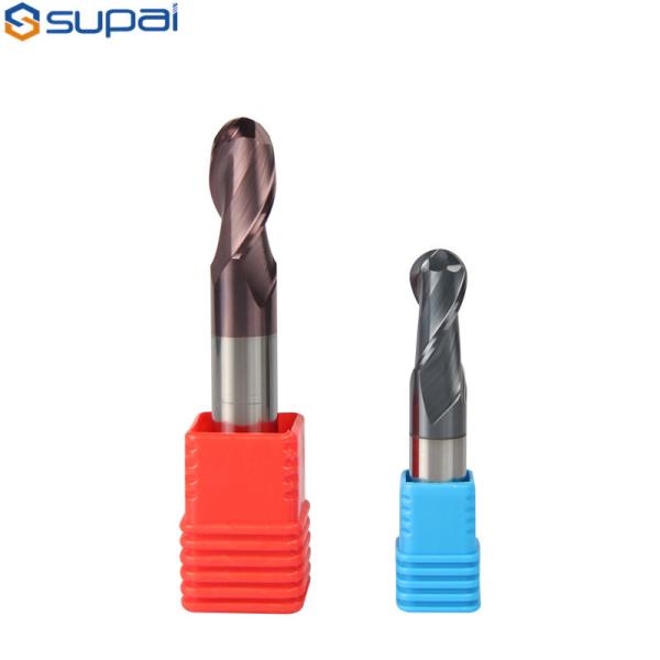 Quality Solid Carbide Cutting Tool HRC45 Ball Nose End Mill for sale