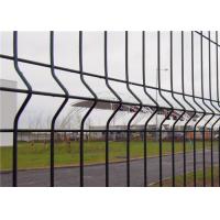 China Corrosion Resistance 3d Curved Wire Mesh Fence Metal Frame With Peach - Type Post for sale