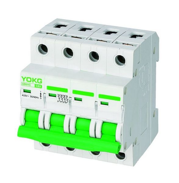 Quality CE RoHs 2 Pole Miniature Circuit Breaker 63 Amp Din Rail MCB for sale