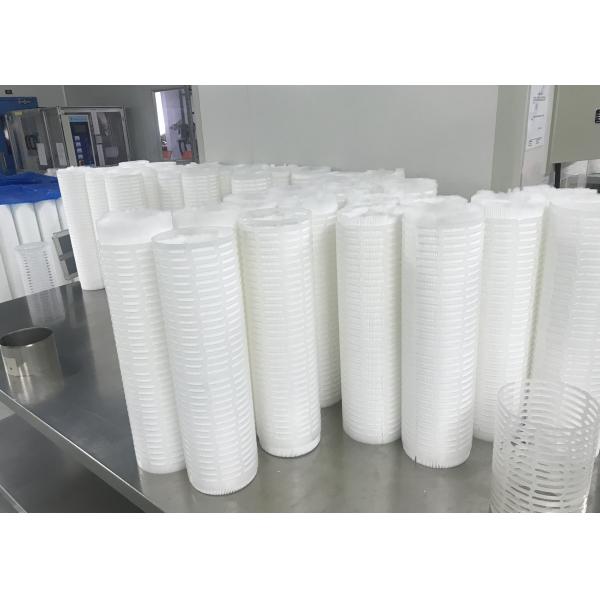 Quality High Flow Polypropylene Filter Cartridge Water Pleated Filter 5 Micron for sale