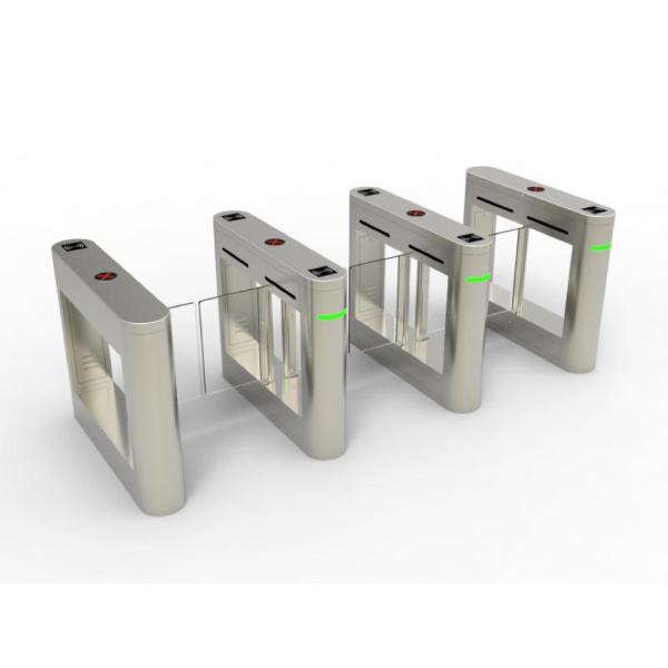 Quality Infrared Anti Pinch Office Building Turnstiles Pedestrian Swing Gates OEM ODM for sale