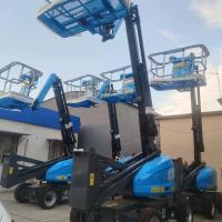 Quality Electric Curved Arm Aerial Work Platforms Anti Collision for sale