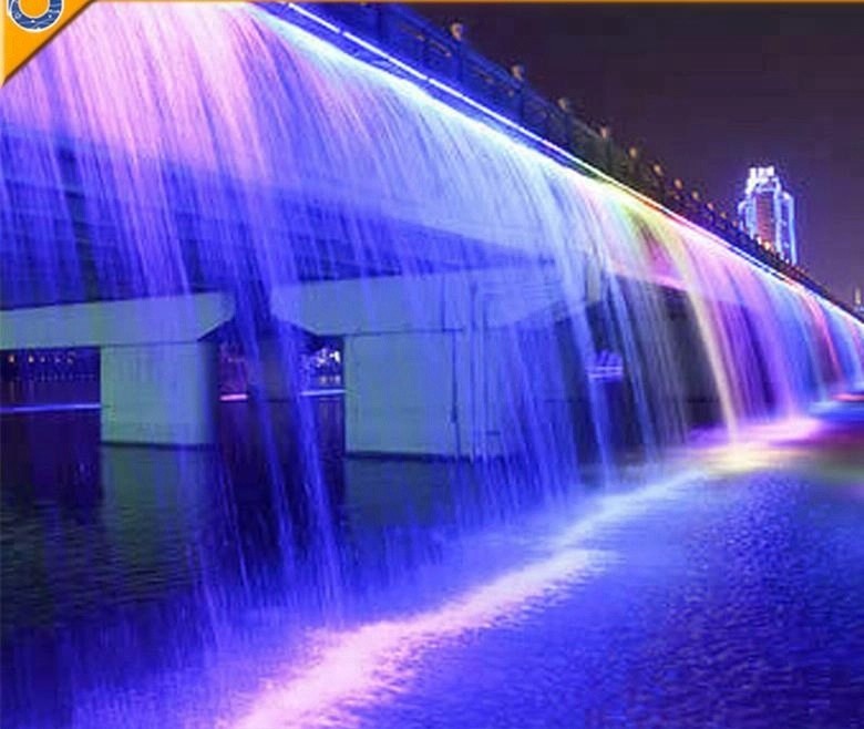 China Outdoor Modern Artificial Waterfall Fountains high spray factory