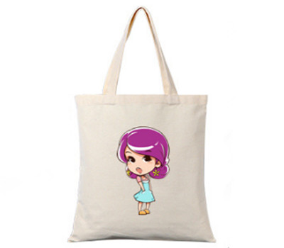 Quality White Navy Eco Canvas Bags Shopping Tote Bag For School Kids for sale