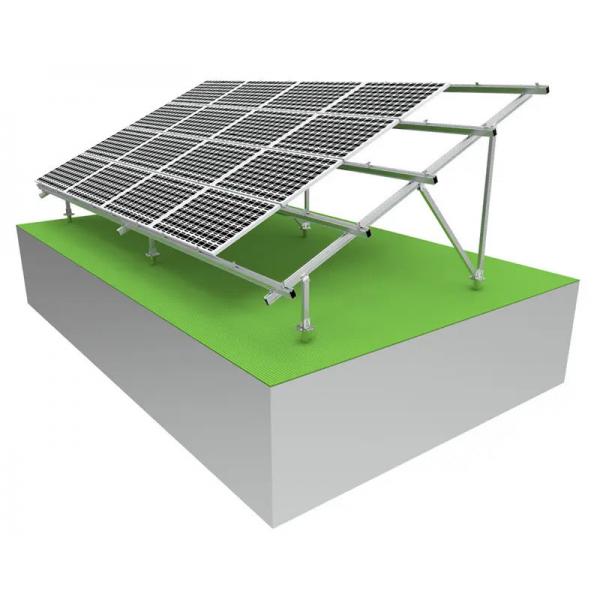 Quality Screw Foundation Solar Panel Support Frame Solar Panel Chassis Up To 60m/S Wind Speed for sale