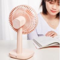 China DC5V Rechargeable Table Fans Bedroom Battery Operated Desk Fan factory