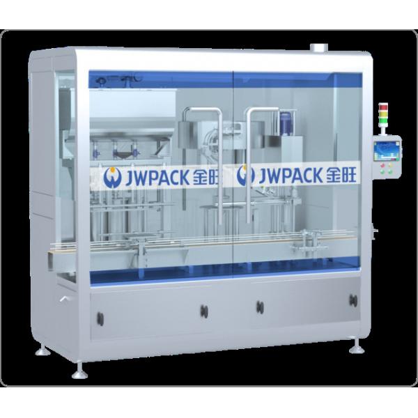 Quality 300bph Chemical Liquid Filling Machine 1-5L Rotary High Viscosity Liquid Filling Machine for sale