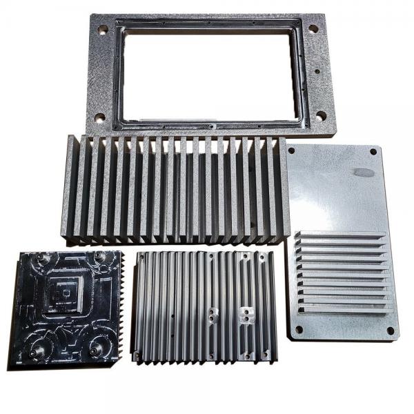 Quality Anodized PVDF CNC Machining Parts Extruded Aluminum Heat Sink for sale