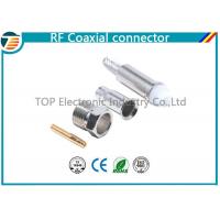 China Silver FME Jack Female Crimp Connector Free Hanging For RG174 Cable factory
