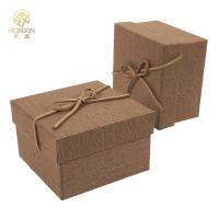 Quality Recycled Customized Rectangular Kraft Paper Gift Box For Sweet Candy for sale