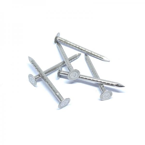 Quality Checkered Flat Head Nails 75MM X 3.75 A2 Hollow Shank Nails OEM Design for sale