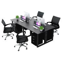 China Metal Legs Modern Multi-Person Desk Set for Customer Required Office Organization factory