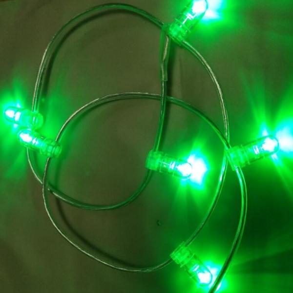 Quality Outdoor Decorative Christmas Tree Light String 100m 666leds 12V LED Clip Lights for sale