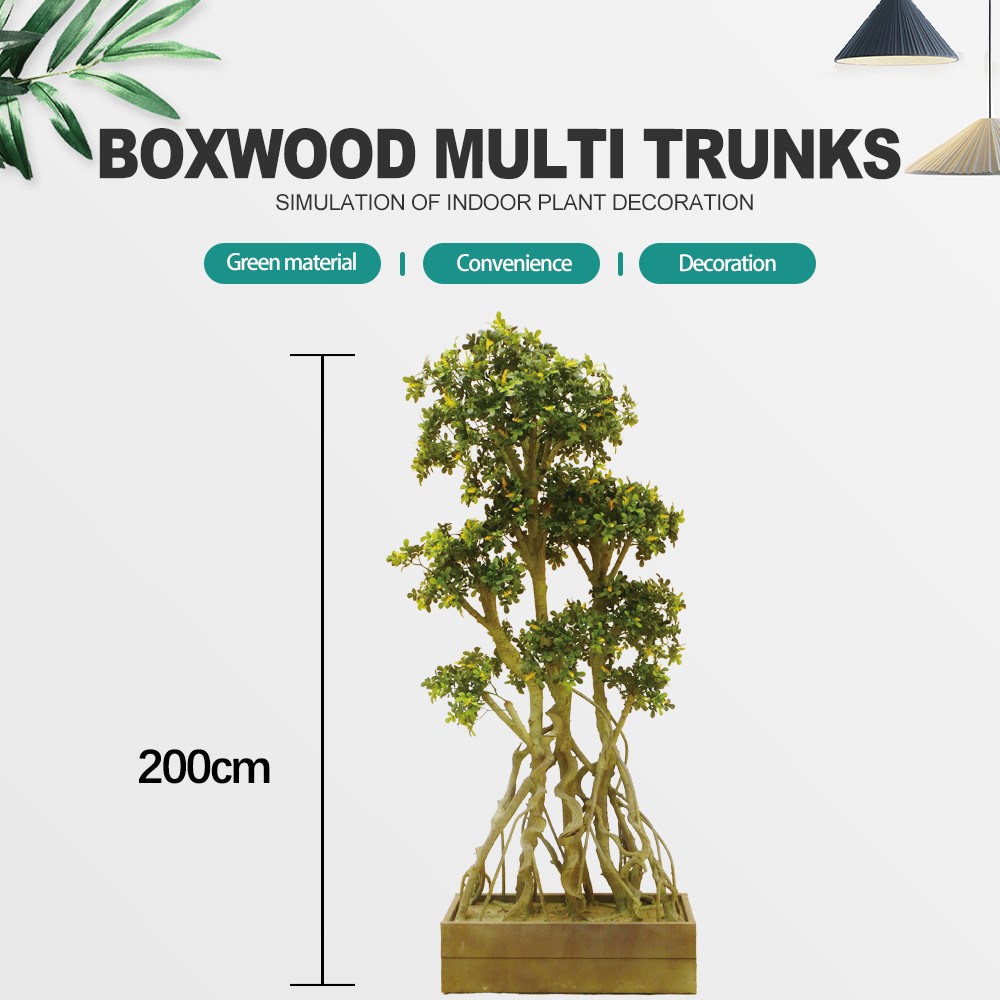China China Wholesale Boxwood Tree Decoration Plant Artificial Boxwood Tree Bonsai For Decoration factory