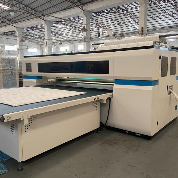 Quality Automatic mattress hemming machine commputerized system 80mm thickness non-shuttle working 10KW for sale