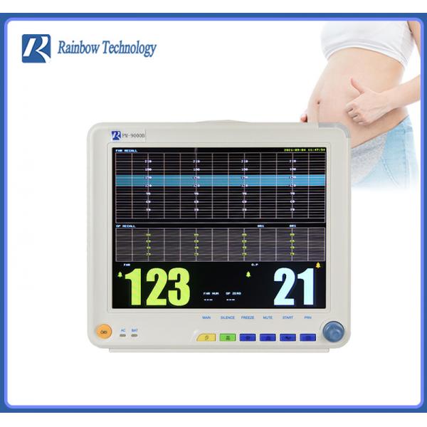 Quality Ex Stock Toco FM Fetal Heart Rate Monitor 220V 40W Low Power Consumption for sale