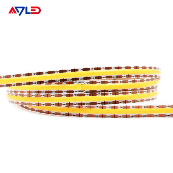 Quality High Density COB LED Strips Lights Dot Free Flexible Cuttable Connectable 12V Indoor for sale