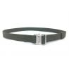 China Army Green Polyester Webbing Belt / Men Waist Belt With Plastic Buckle factory