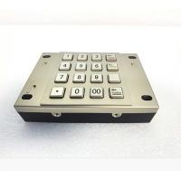 China USB RS232 ATM Machine Encrypted Metal Pin Pad 16 Key Keypad factory