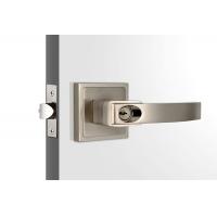 China Satin Nickel Tubular Door Locks High Security 3 Brass Keys 60 mm Backset factory